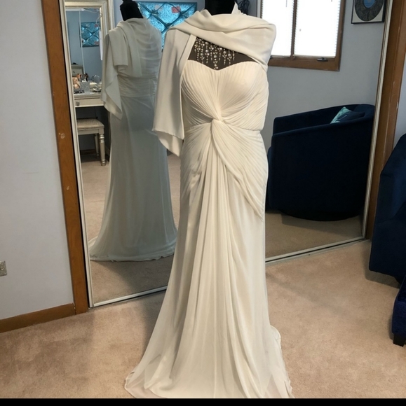 David's bridal dress /gown sz 12 PRICE FIRM - Picture 3 of 14